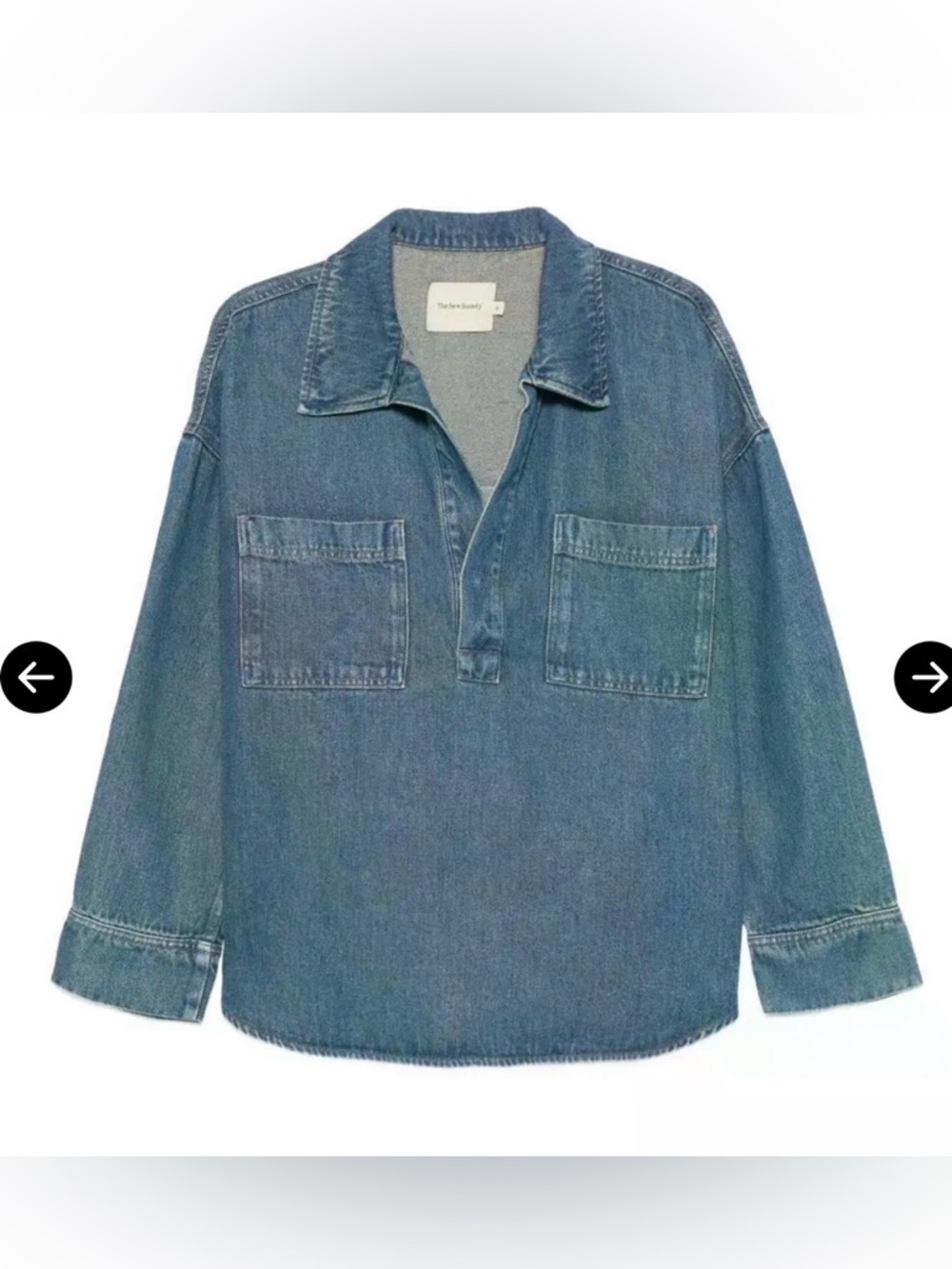 The New Society Double Pocket Denim Shirt
